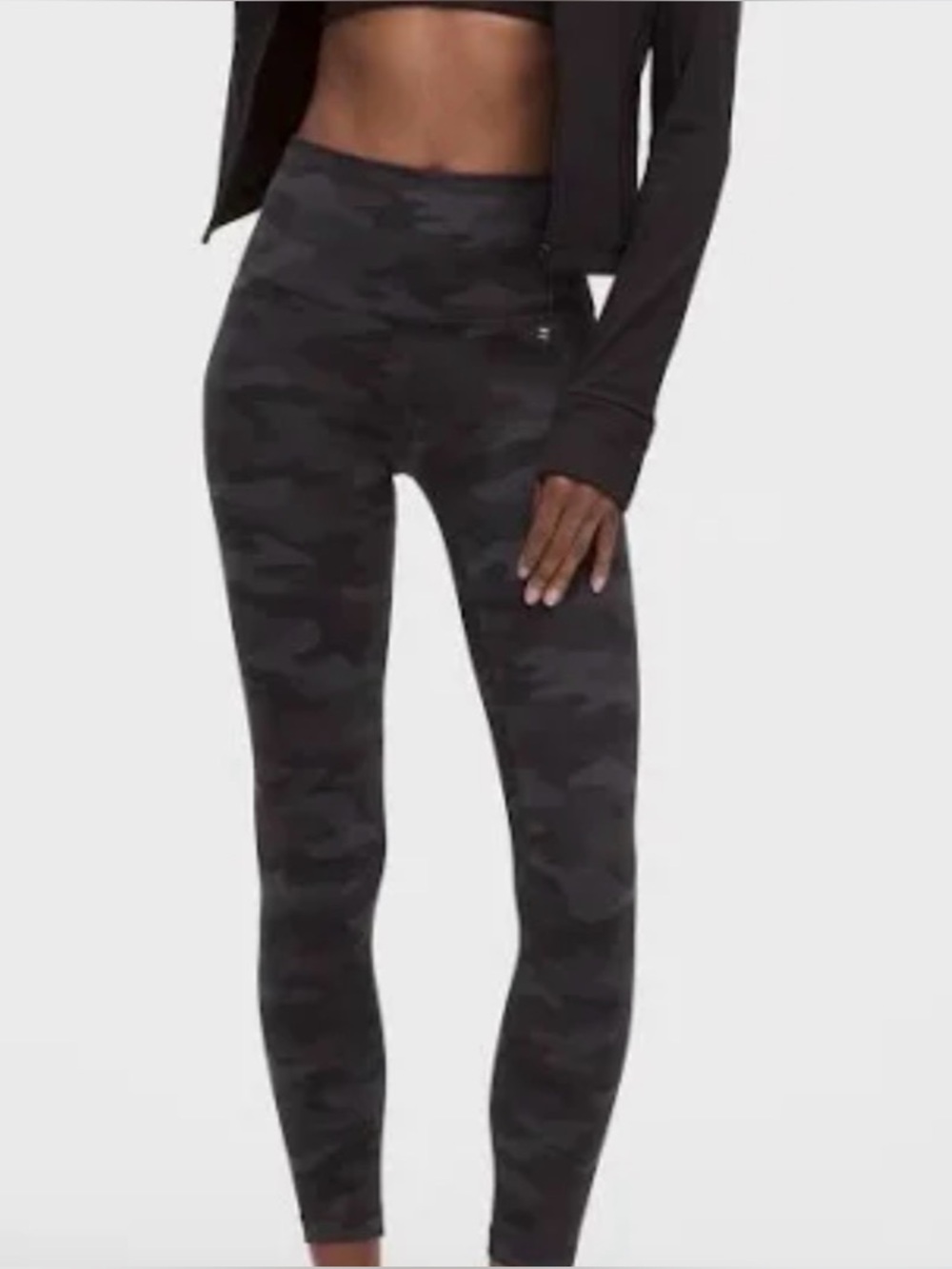 Lululemon New tags off camo super soft thin leggings amazing 4 NEW